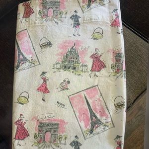 PARIS themed tab top curtains